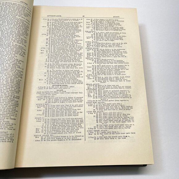 A Complete Concordance of the Book of Mormon Elder George Reynolds 1900 1st Ed - Picture 8 of 16